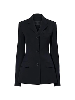 Lark Wool Gabardine Blazer