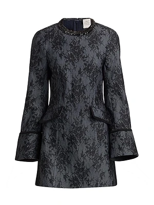 Reina Lace Cotton-Blend Minidress
