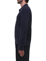 Horatio Cotton-Cashmere Polo Sweater