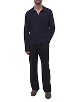 Horatio Cotton-Cashmere Polo Sweater