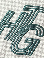 Houndstooth Logo Cotton Shirt