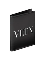 VLTN Passport Cover in Calfskin