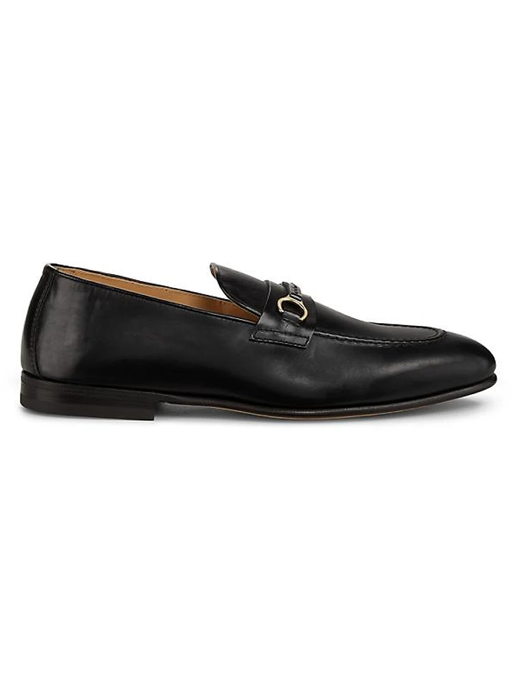 Bit Leather Loafers