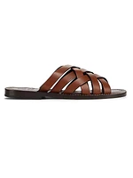 Crisscross Leather Sandals