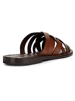 Crisscross Leather Sandals