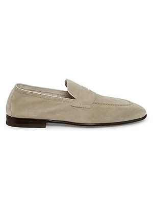 Suede Loafers