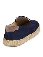 Suede & Leather Espadrilles