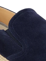 Suede & Leather Espadrilles