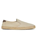 Suede & Leather Espadrilles