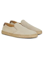 Suede & Leather Espadrilles