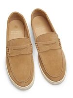 Suede Loafers