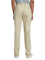Diagonal Twill Linen-Cotton Pants