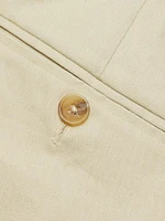 Diagonal Twill Linen-Cotton Pants