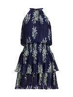 Donnielle Floral Halter Minidress