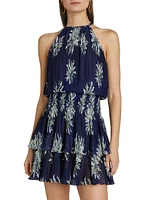 Donnielle Floral Halter Minidress