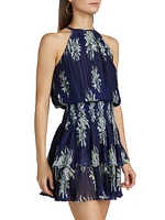 Donnielle Floral Halter Minidress