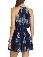 Donnielle Floral Halter Minidress