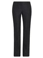 Prince Of Wales Wool-Mohair Pants