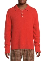 Heavy Cashmere Rugby Sweater