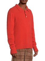 Heavy Cashmere Rugby Sweater