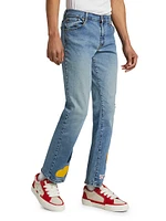 Universe Embroidered Flared Jeans