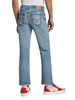 Universe Embroidered Flared Jeans