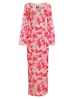 Maebry Keyhole Maxi Dress
