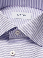 Contemporary-Fit Micro Check Shirt