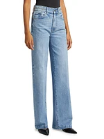 Sasha Embellished Straight-Leg Jeans