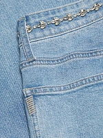 Sasha Embellished Straight-Leg Jeans