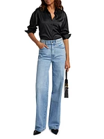 Sasha Embellished Straight-Leg Jeans
