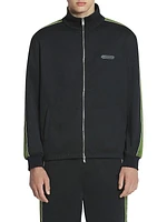 Tracksuit Jacket with Satin Stripes