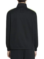 Tracksuit Jacket with Satin Stripes