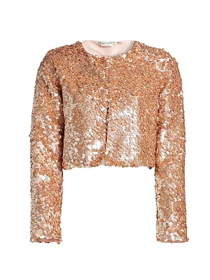Kidman Sequined Crop Jacket