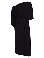 Carlina Asymmetric Midi-Dress