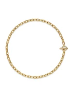 DY Madison Toggle Chain Necklace 18K Yellow Gold, 5.5MM