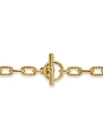 DY Madison Toggle Chain Necklace 18K Yellow Gold, 5.5MM