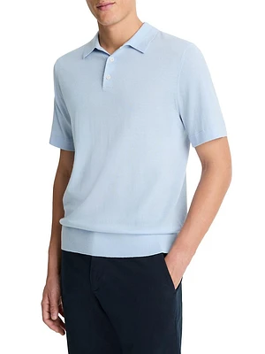 Wool-Cashmere Polo Shirt
