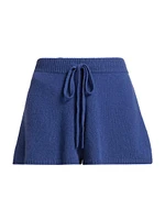 Cashmere Drawstring Lounge Shorts