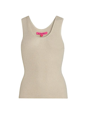 Delicash Cashmere-Silk Knit Tank