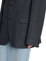Mohair-Wool Blazer
