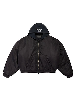 Hooded Bomber Jacket