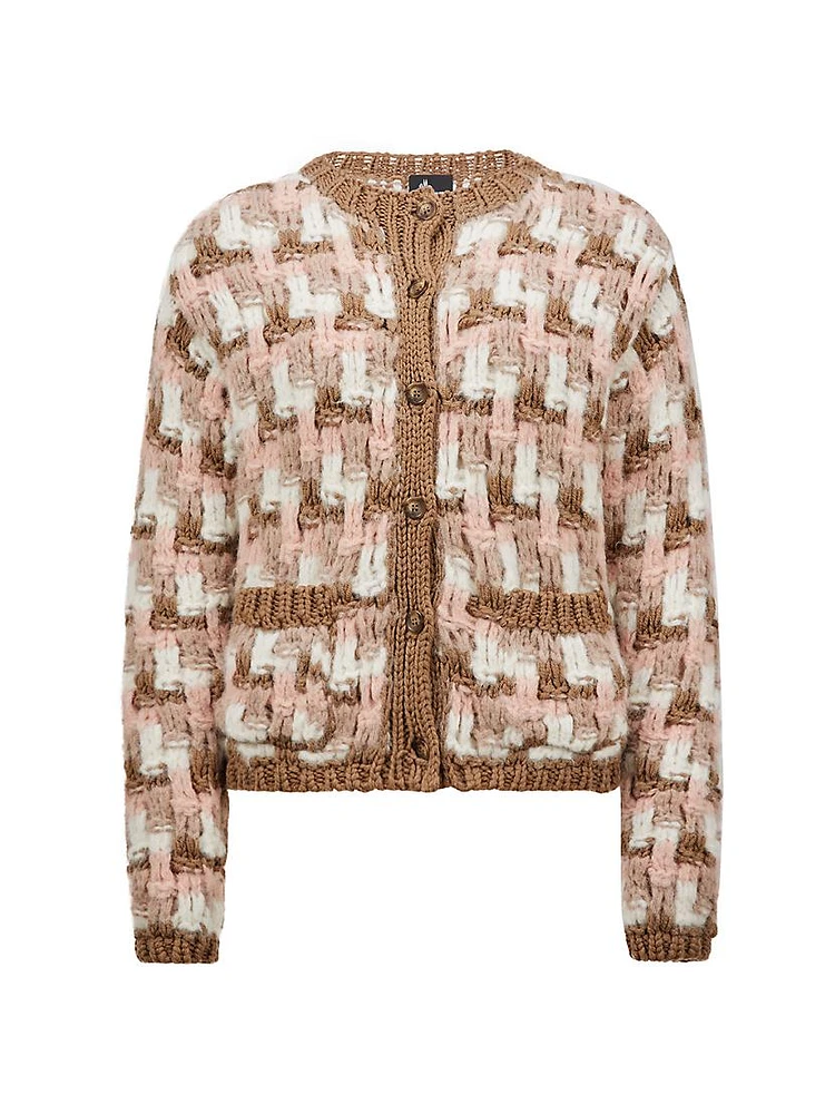 Wool and Alpaca Knit Cardigan