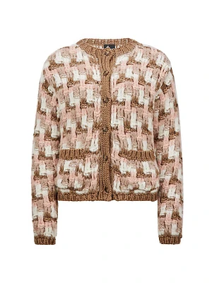 Wool and Alpaca Knit Cardigan