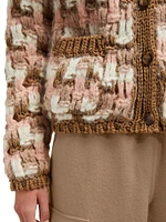 Wool and Alpaca Knit Cardigan