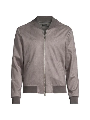 Maverick Carbon Faux Suede Jacket