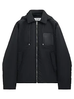 Hooded Nylon-Blend Jacket