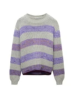 Striped Wool-Blend Crewneck Sweater