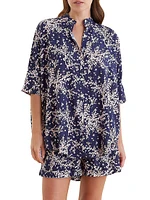 Cheri Blossom Boxer Pajamas