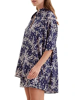 Cheri Blossom Boxer Pajamas